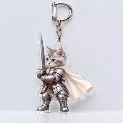 White Cape Guardian keychain